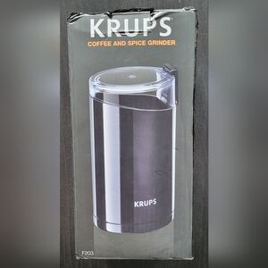 New Krups Black Coffee & Spice Grinder